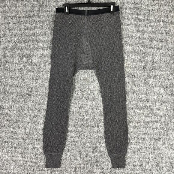 Northwest Territory Leggings Mens‎ L Thermal Waffle Knit Base Layer Vintage USA - Picture 2 of 5